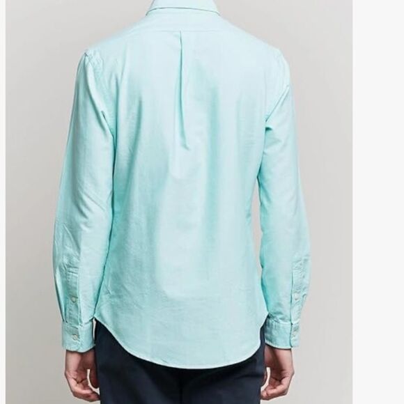 Ralph lauren Polo iconic Oxford Button Down shirt in  Agean Blue EUC - Picture 3 of 14